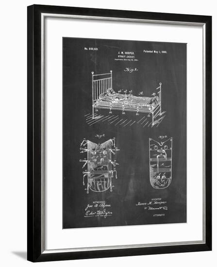 Strait Jacket Patent-Cole Borders-Framed Art Print
