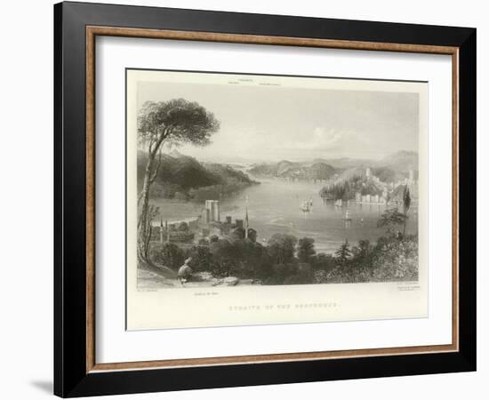 Straits of the Bosphorus-William Henry Bartlett-Framed Giclee Print