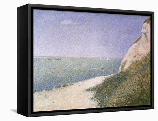 Strand of Beach, 1886-Georges Seurat-Framed Premier Image Canvas