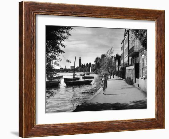 Strand-On-The-Green-Fred Musto-Framed Photographic Print