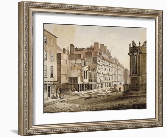 Strand, Westminster, London, 1810-C John M Whichelo-Framed Giclee Print