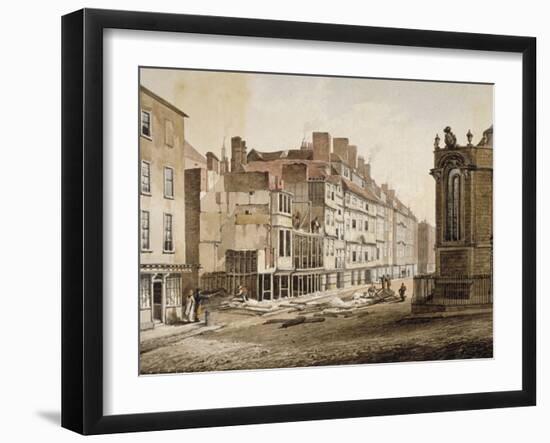 Strand, Westminster, London, 1810-C John M Whichelo-Framed Giclee Print