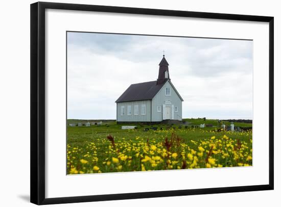 Strandarkirkja, Lupins-Catharina Lux-Framed Photographic Print