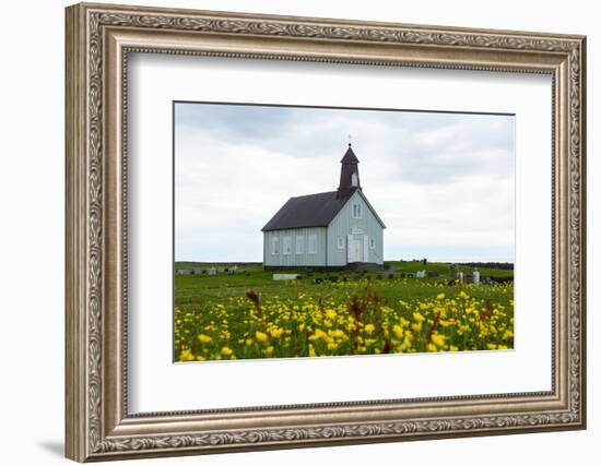 Strandarkirkja, Lupins-Catharina Lux-Framed Photographic Print