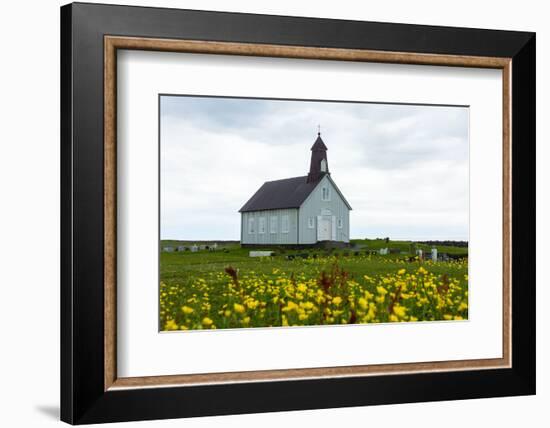 Strandarkirkja, Lupins-Catharina Lux-Framed Photographic Print