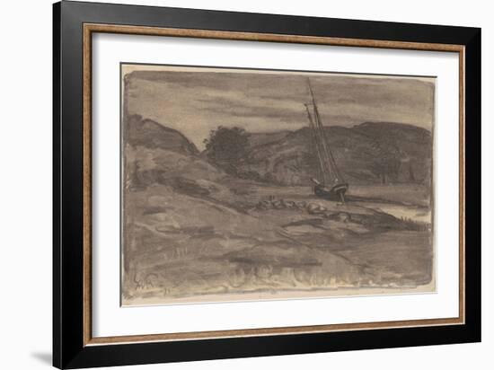 Stranded, 1875-William Morris Hunt-Framed Giclee Print