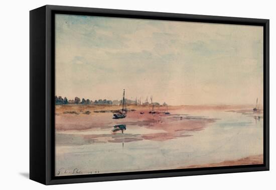 Stranded Fishing Boats, Maldon, 1933-Philip Wilson Steer-Framed Premier Image Canvas