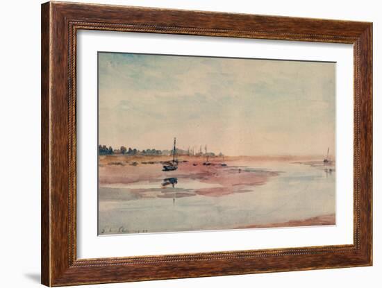 Stranded Fishing Boats, Maldon, 1933-Philip Wilson Steer-Framed Giclee Print