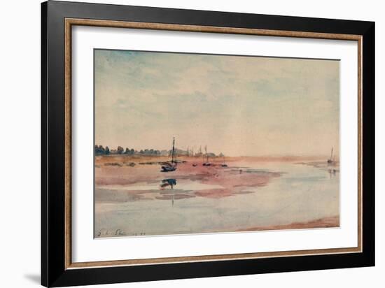 Stranded Fishing Boats, Maldon, 1933-Philip Wilson Steer-Framed Giclee Print