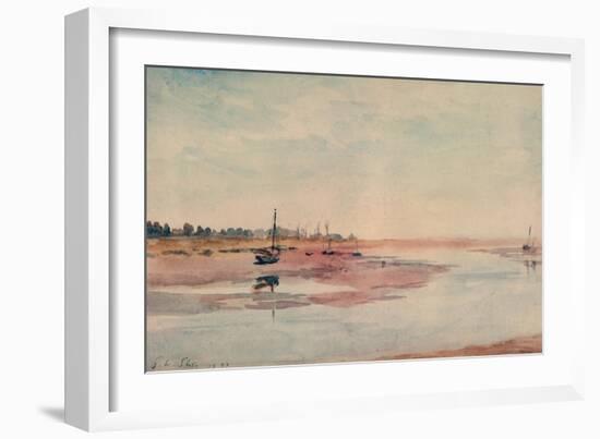 Stranded Fishing Boats, Maldon, 1933-Philip Wilson Steer-Framed Giclee Print