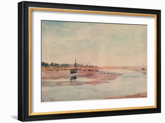 Stranded Fishing Boats, Maldon, 1933-Philip Wilson Steer-Framed Giclee Print