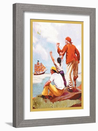 Stranded-George Taylor-Framed Art Print