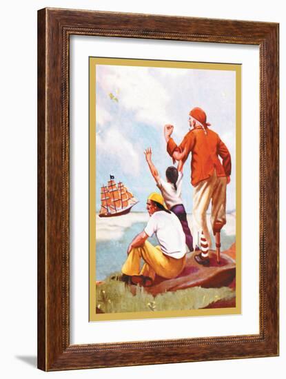 Stranded-George Taylor-Framed Art Print