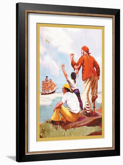 Stranded-George Taylor-Framed Art Print