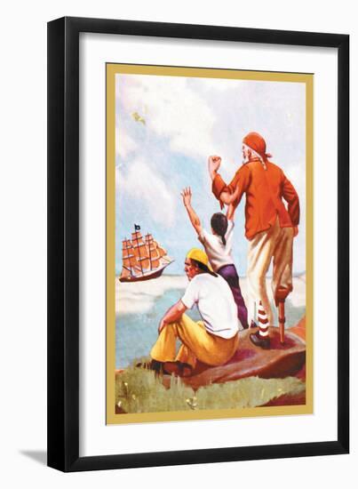 Stranded-George Taylor-Framed Art Print