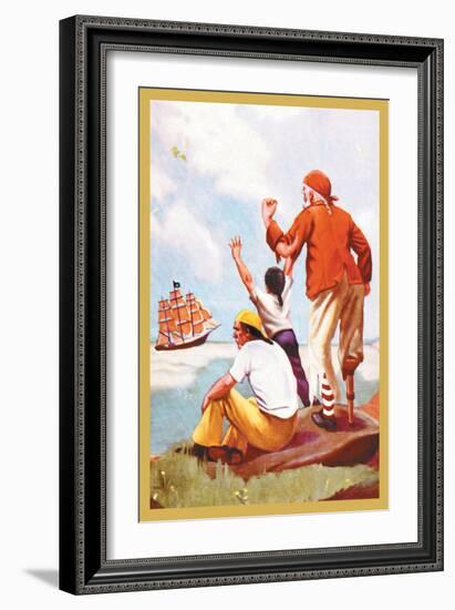 Stranded-George Taylor-Framed Art Print