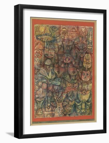 Strange Garden, 1923-Paul Klee-Framed Art Print