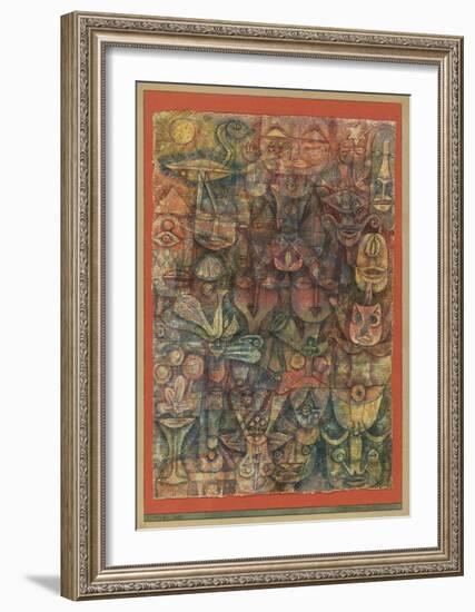 Strange Garden, 1923-Paul Klee-Framed Art Print