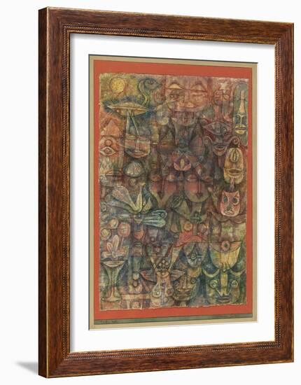 Strange Garden, 1923-Paul Klee-Framed Art Print