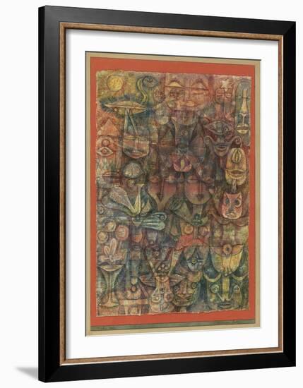 Strange Garden, 1923-Paul Klee-Framed Art Print