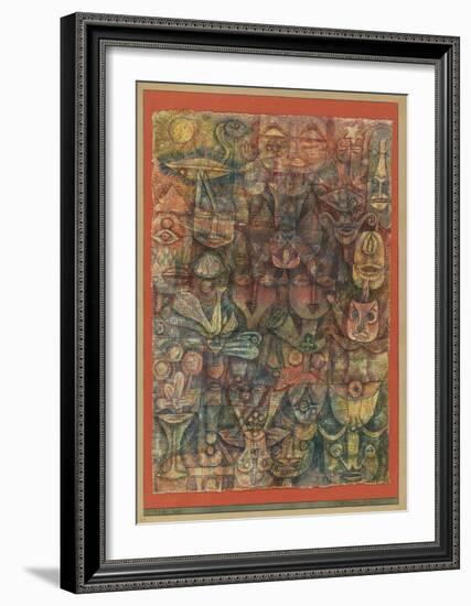 Strange Garden, 1923-Paul Klee-Framed Art Print