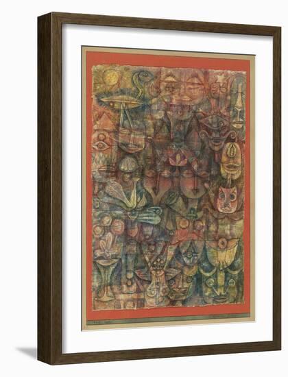 Strange Garden, 1923-Paul Klee-Framed Art Print