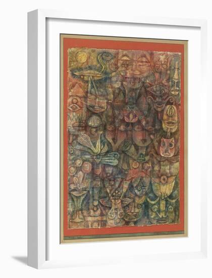 Strange Garden, 1923-Paul Klee-Framed Art Print