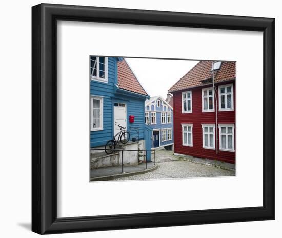 Strangehagen Street, Stransidden District, Bergen, Hordaland, Norway, Scandinavia, Europe-Marco Cristofori-Framed Photographic Print