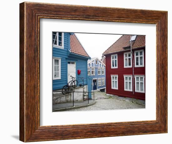 Strangehagen Street, Stransidden District, Bergen, Hordaland, Norway, Scandinavia, Europe-Marco Cristofori-Framed Photographic Print
