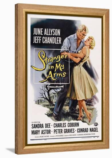 Stranger in My Arms, Jeff Chandler, June Allyson, 1959-null-Framed Stretched Canvas