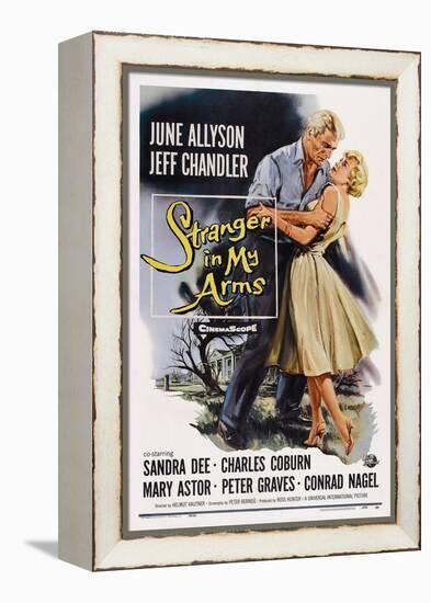 Stranger in My Arms, Jeff Chandler, June Allyson, 1959-null-Framed Stretched Canvas