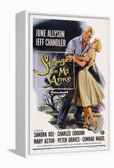 Stranger in My Arms, Jeff Chandler, June Allyson, 1959-null-Framed Stretched Canvas