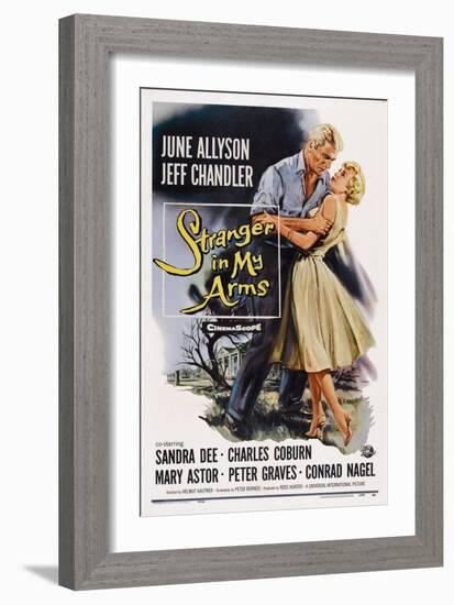 Stranger in My Arms, Jeff Chandler, June Allyson, 1959-null-Framed Art Print