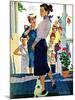 Strangers in Town, 2 - Saturday Evening Post "Leading Ladies", May 30, 1959 pg.19-Mike Ludlow-Mounted Giclee Print