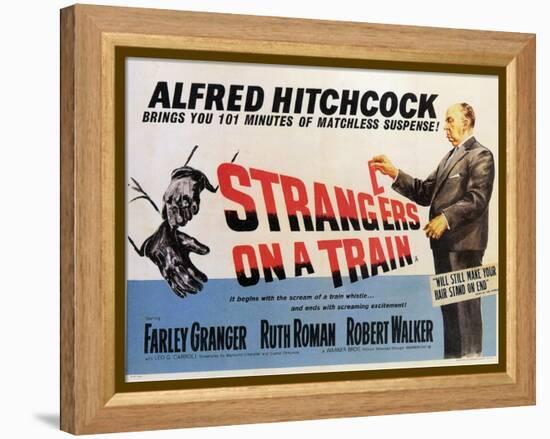 Strangers on a Train, 1951-null-Framed Stretched Canvas