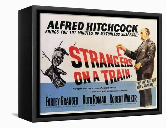 Strangers on a Train, 1951-null-Framed Stretched Canvas