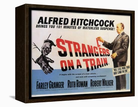 Strangers on a Train, 1951-null-Framed Stretched Canvas