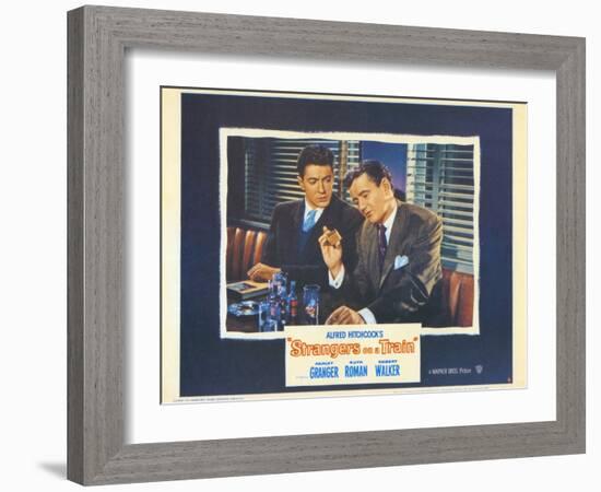 Strangers on a Train, 1951-null-Framed Art Print