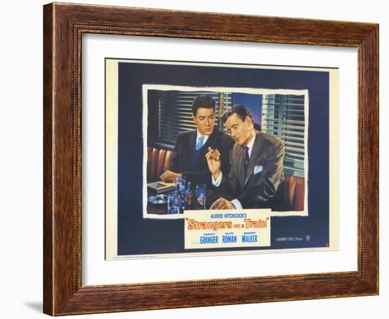 Strangers on a Train, 1951-null-Framed Art Print