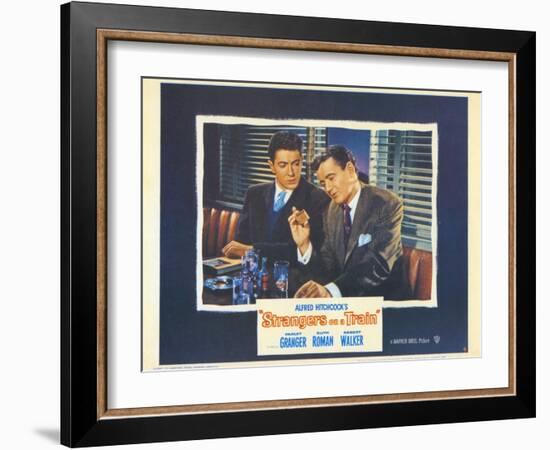 Strangers on a Train, 1951-null-Framed Art Print