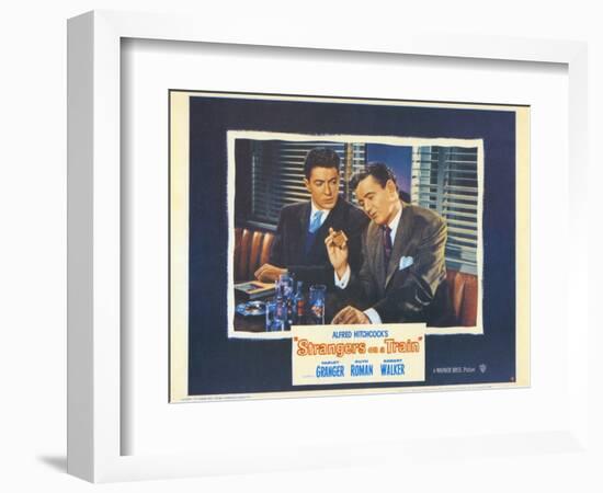 Strangers on a Train, 1951-null-Framed Art Print