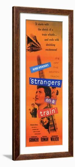 Strangers on a Train, 1951-null-Framed Art Print