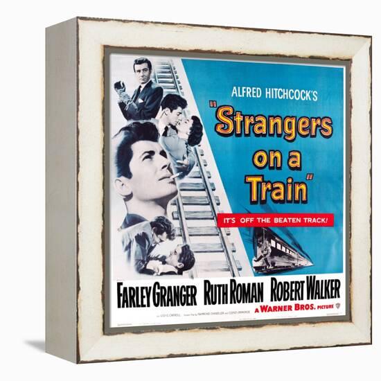 Strangers on a Train, 1951-null-Framed Stretched Canvas