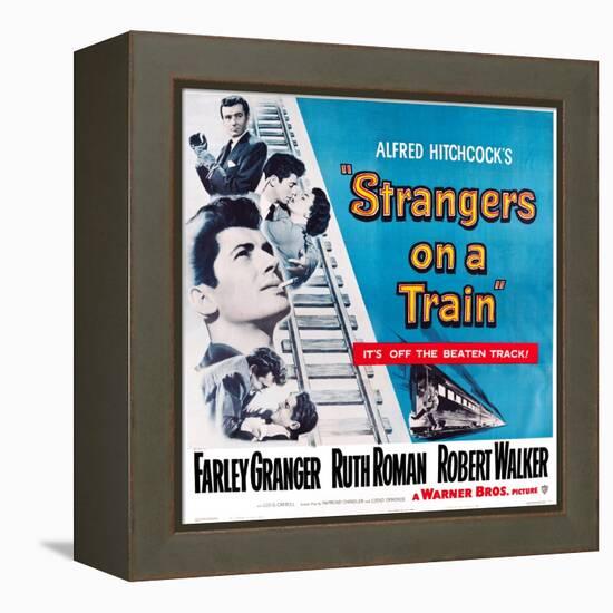 Strangers on a Train, 1951-null-Framed Stretched Canvas