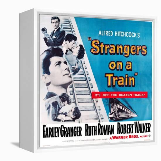 Strangers on a Train, 1951-null-Framed Stretched Canvas