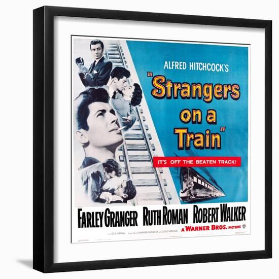 Strangers on a Train, 1951-null-Framed Art Print