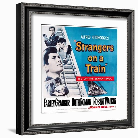 Strangers on a Train, 1951-null-Framed Art Print