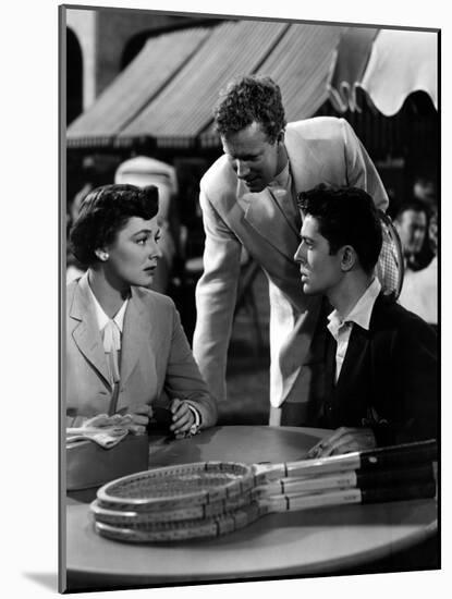 Strangers on a Train, Ruth Roman, Farley Granger, 1951-null-Mounted Photo