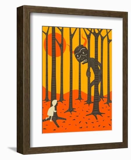 Strangers-Jazzberry Blue-Framed Premium Giclee Print