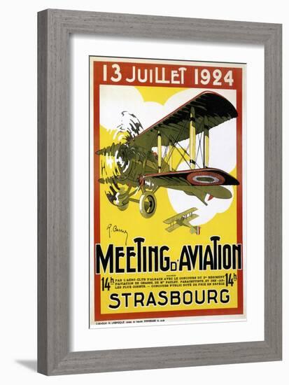 Strasbourg Aviation-null-Framed Giclee Print